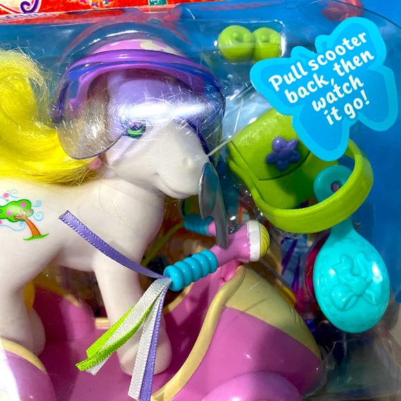 MY LITTLE PONY G3 NWT VTG 2004 BUTTERFLY ISLAND SCOOTIN ALONG WITH BREEZIE NEW - Picture 5 of 16